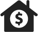 home dollar icon